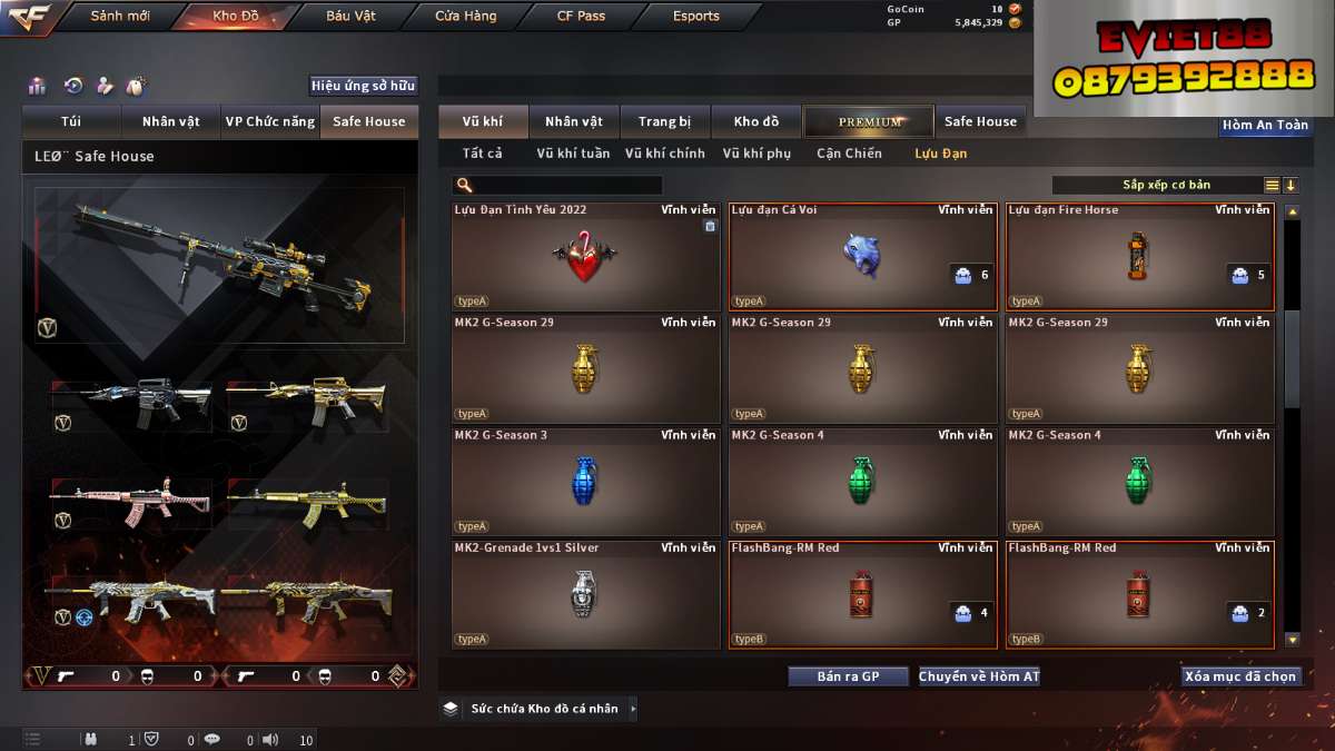 shop acc cf uy tin gia re